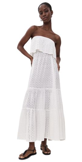 RESA RESA Joni Maxi Dress White Eyelet