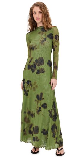 knee length dresses for ladies Chelsea Maxi Dress in Lagoon main image 1