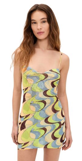 RESA RESA Micro Mini Dress Palm Royale