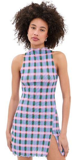 RESA RESA Savannah Mesh Mini Dress Motley