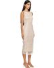 RESCHA RESCHA SSENSE Exclusive Beige & White Dharee Lace Midi Dress - 2