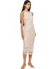 RESCHA RESCHA SSENSE Exclusive Beige & White Dharee Lace Midi Dress - 4