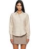 RESCHA RESCHA SSENSE Exclusive Beige Sharoukan Shirt - 1