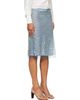RESCHA RESCHA SSENSE Exclusive Blue Galaxy Midi Skirt - 2