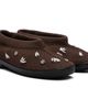 RESCHA RESCHA SSENSE Exclusive Brown Jewel Slip-on Loafers - 4