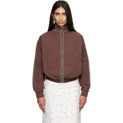 RESCHA RESCHA SSENSE Exclusive Brown Khel Jacket