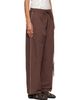 RESCHA RESCHA SSENSE Exclusive Brown Tracking Pants - 2