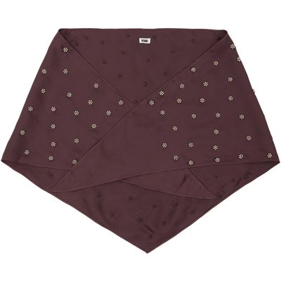 RESCHA RESCHA SSENSE Exclusive Burgundy Dolly Scarf