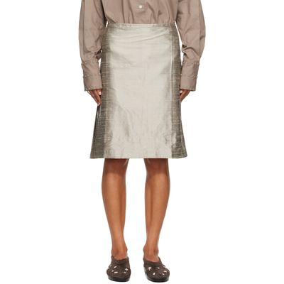 RESCHA RESCHA SSENSE Exclusive Gray Agaara Long Skirt