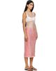 RESCHA RESCHA SSENSE Exclusive Pink Dharee Transparent Midi Dress - 2