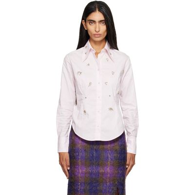 RESCHA RESCHA SSENSE Exclusive Pink Sharoukan Shirt