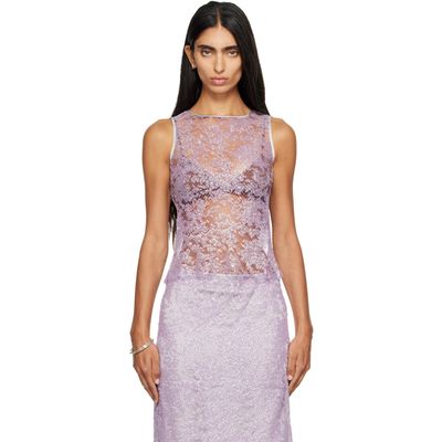 RESCHA RESCHA SSENSE Exclusive Purple Anu Top