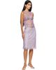 RESCHA RESCHA SSENSE Exclusive Purple Jalidaar Midi Skirt - 4