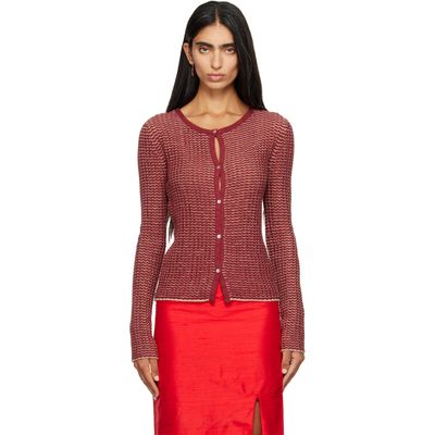 RESCHA RESCHA SSENSE Exclusive Red Devi Cardigan