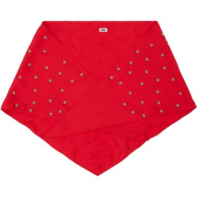 RESCHA RESCHA SSENSE Exclusive Red Dolly Scarf