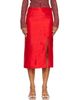 RESCHA RESCHA SSENSE Exclusive Red Double Kalam Skirt - 1