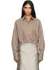 RESCHA RESCHA SSENSE Exclusive Tan Hom Embroidered Shirt - 1