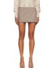 RESCHA RESCHA SSENSE Exclusive Taupe Agaara Short Skirt - 1