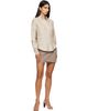 RESCHA RESCHA SSENSE Exclusive Taupe Agaara Short Skirt - 4