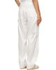RESCHA RESCHA SSENSE Exclusive White Raw Silk Trousers - 3
