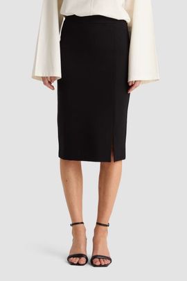 Residus Residus Leman Straight Jersey Midi Skirt