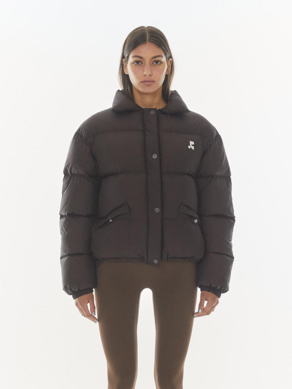 Rest&Recreation Collar High-Density Down Jacket [Brown]