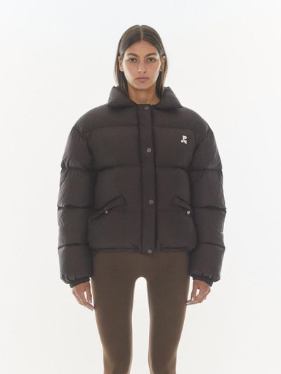 Rest&Recreation Collar High-Density Down Jacket [Brown]