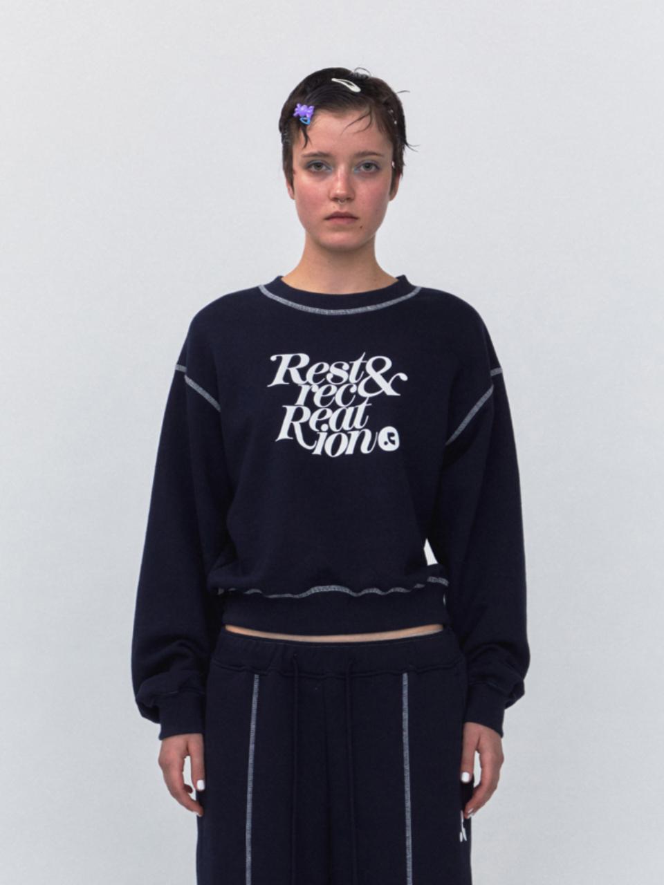 Rest&Recreation Coloration Sweatshirt_Navy