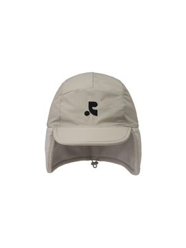 Rest&Recreation Reversible Soft-touch Fleece Trapper Hat [Beige]