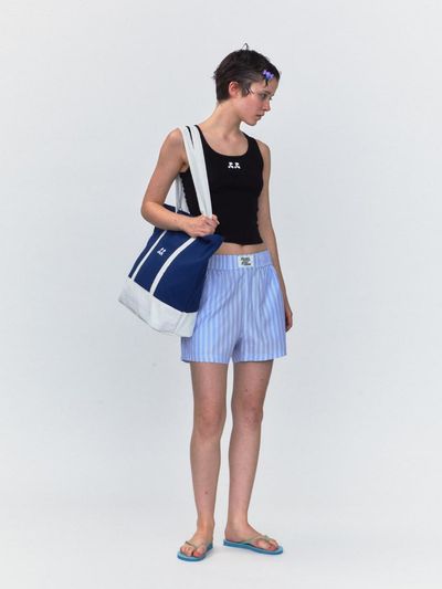 Rest&Recreation RR Canvas Shoulder Bag_Navy