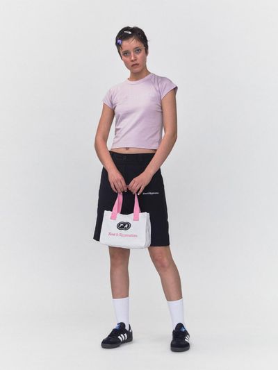 Rest&Recreation RR Canvas Tote Bag_White