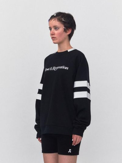Rest&Recreation RR Oversized Raglan Sweatshirt_Black