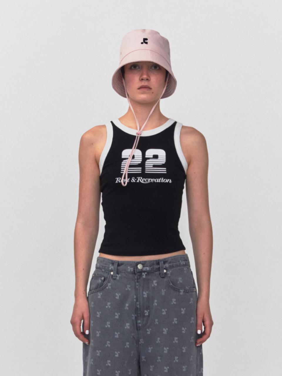 Rest&Recreation Sleeveless Top_Black