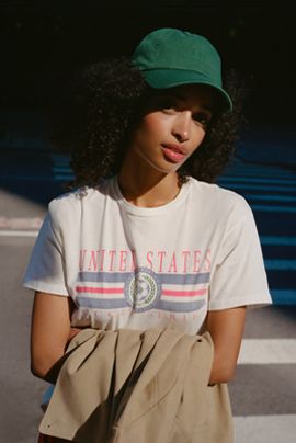Retro Brand Cotton Soccer Tee