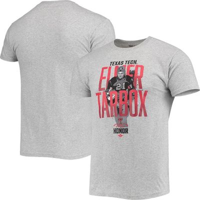 Retro Brand Men's Original Retro Brand Elmer Tarbox Heathered Gray Texas Tech Red Raiders Ring of Honor T-Shirt
