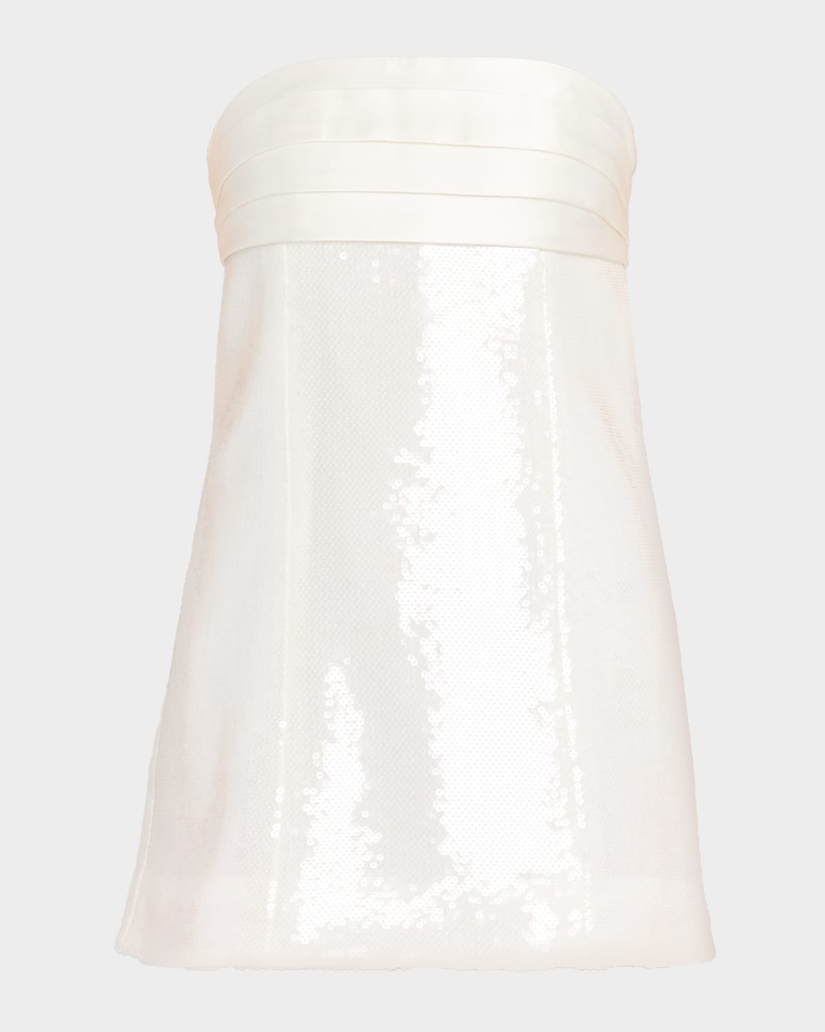 Retrofete Chentari Sequined Strapless Mini Dress