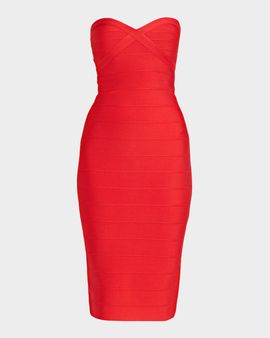 Retrofete Drussie Bandage Knit Midi Dress