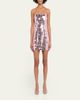Retrofete Kaleido Strapless Mini Dress - 2