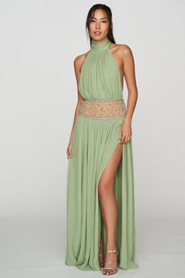 Retrofete Kreeli Beaded Maxi Dress