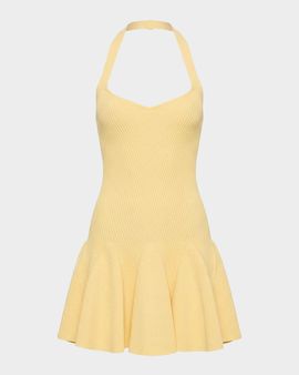Retrofete Laurenza Halter Mini Dress