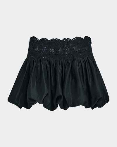 Retrofete Leighton Embroidered Bubble Skirt