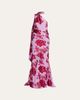 Retrofete Lorenna Floral One-Shoulder Scarf Gown - 1
