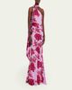 Retrofete Lorenna Floral One-Shoulder Scarf Gown - 4