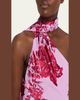 Retrofete Lorenna Floral One-Shoulder Scarf Gown - 5