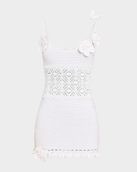Retrofete Orleane Crochet Mini Dress