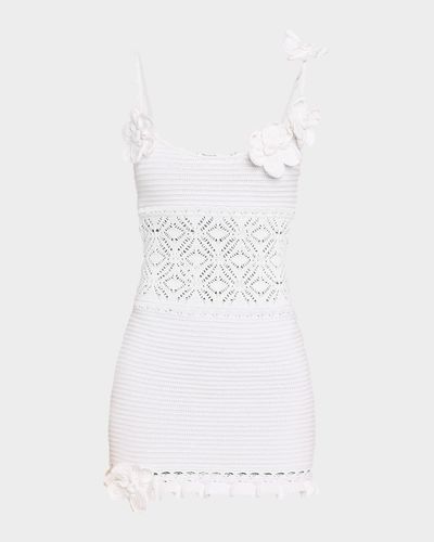 Retrofete Orleane Crochet Mini Dress