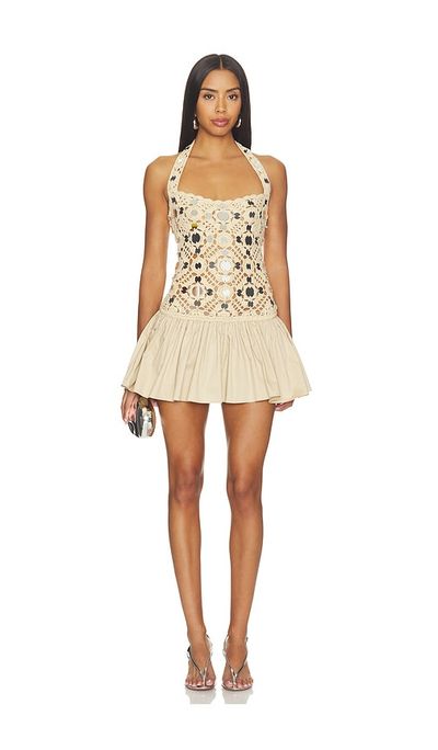 retrofete retrofete Aliane Crochet Dress