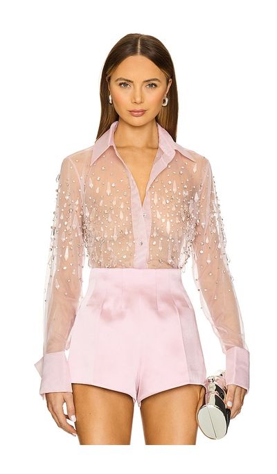 retrofete retrofete Aubriella Embellished Shirt