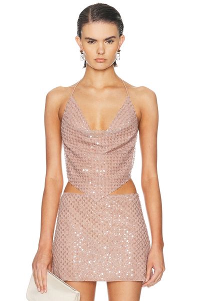 retrofete retrofete Bethely Sequin Top