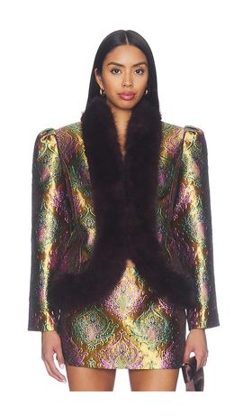 retrofete retrofete Delphira Brocade Jacket